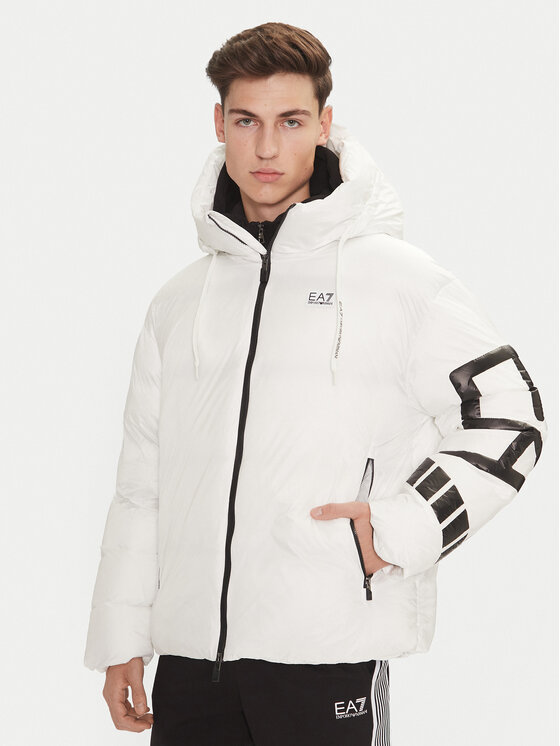 Kurtka zimowa EA7 Emporio Armani, Rozmiar XXL, Biała, 6DPB19 PNGAZ 1100
