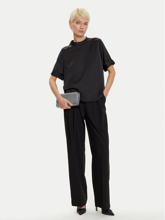 Imperial Imperial Μπλουζάκι TV52IBA Μαύρο Regular Fit