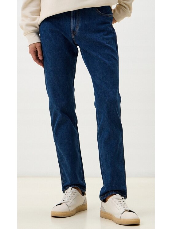 Wrangler Wrangler Jeansy Texas Slim Niebieski Slim Fit