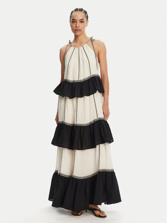 Devotion TWINS Devotion TWINS Літня сукня Kleio 025.303G Écru Loose Fit