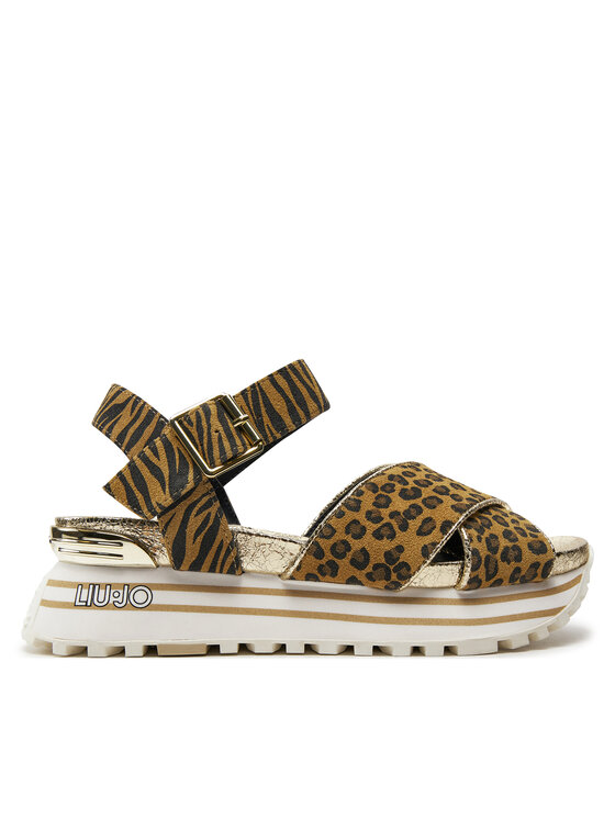 Liu Jo Liu Jo Sandále Maxi Wonder Sandal 11 BA4105 PX195 Hnedá