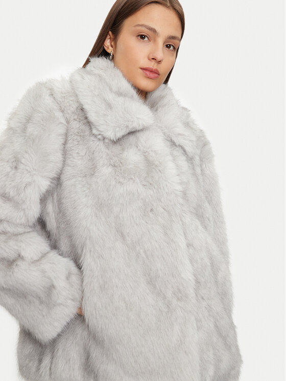 ONLY ONLY Γούνα Rubina 15325924 Γκρι Regular Fit