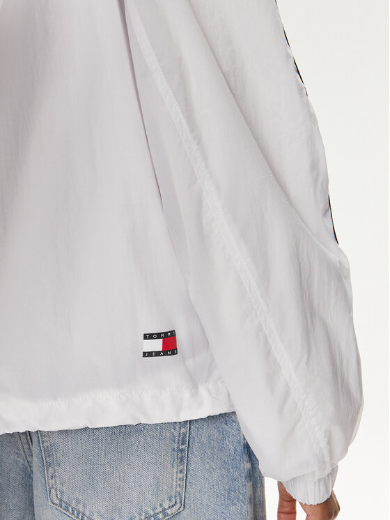 Tommy Jeans Tommy Jeans Geacă de vânt Chicago DW0DW17753 Alb Regular Fit