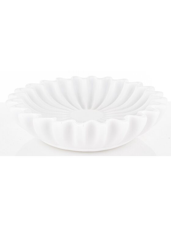 MIAhome MIAhome Patera Taca dekoracyjna okrągła 25x25 cm BAKULI Biały