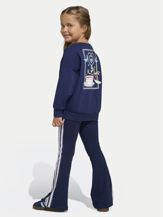 adidas adidas Set majica dugih rukava i leggins Disney KE0484 Tamnoplava Slim Fit