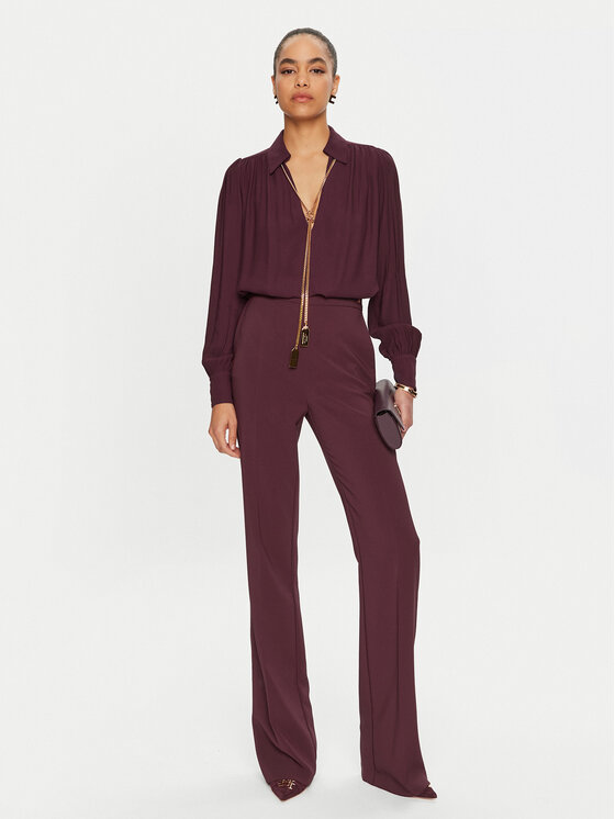 Elisabetta Franchi Elisabetta Franchi Ing CA-093-46E3 Bordó Regular Fit