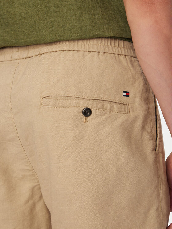 Tommy Hilfiger Tommy Hilfiger Šortky z materiálu Dover MW0MW44353 Khaki Regular Fit