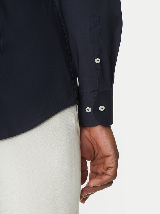 BOSS BOSS Marškiniai H-HANK-kent-C3-214 50538949 Tamsiai mėlyna Slim Fit