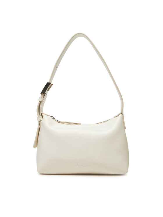 Geantă Calvin Klein Hardware Handle Mini Bag K60K613027 Écru