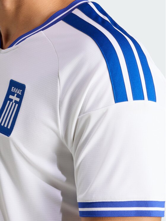 adidas adidas Koszulka techniczna Greece 26 Home Jersey Biały Slim Fit