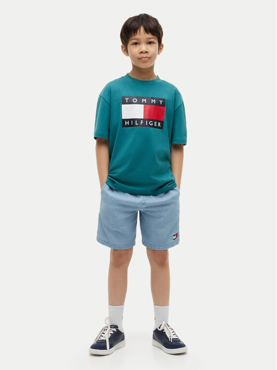 Tommy Hilfiger Tommy Hilfiger T-krekls Heritage KB0KB10340 Zaļš Regular Fit