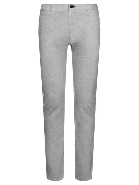 JOOP! Jeans Joop! Jeans Szövet nadrág Steen 30017314 Szürke Slim Fit