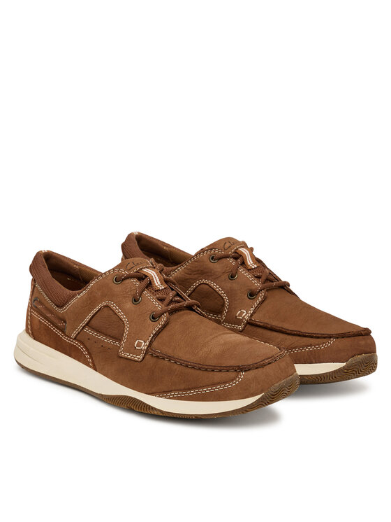 Clarks Clarks Poltopánky Sailview Lace 26176971 Hnedá