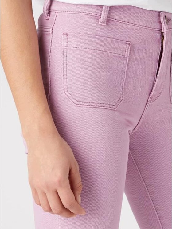 Wrangler Wrangler Spodnie materiałowe Flare 623 Fioletowy Flare Fit