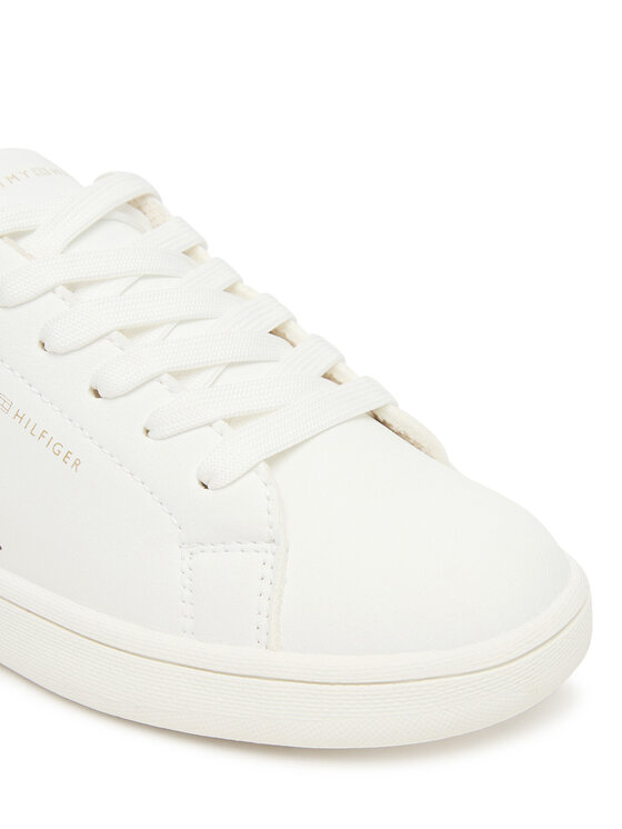 Tommy Hilfiger Tommy Hilfiger Сникърси Low Cut Lace Up Sneaker T3A9-33976-1355 S Бял