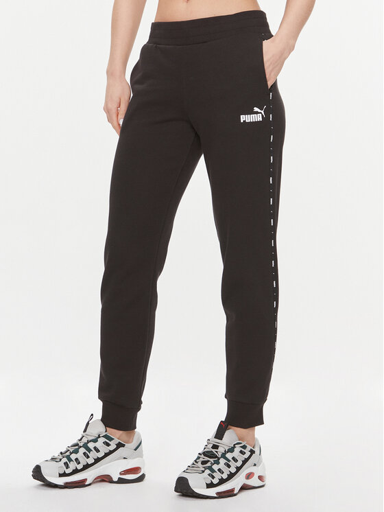 Puma Puma Παντελόνι φόρμας Ess Tape 675999 Μαύρο Regular Fit