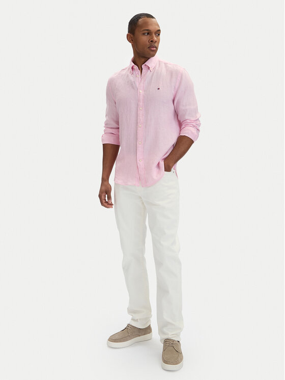 Tommy Hilfiger Tommy Hilfiger Camicia MW0MW41530 Rosa chiaro Regular Fit