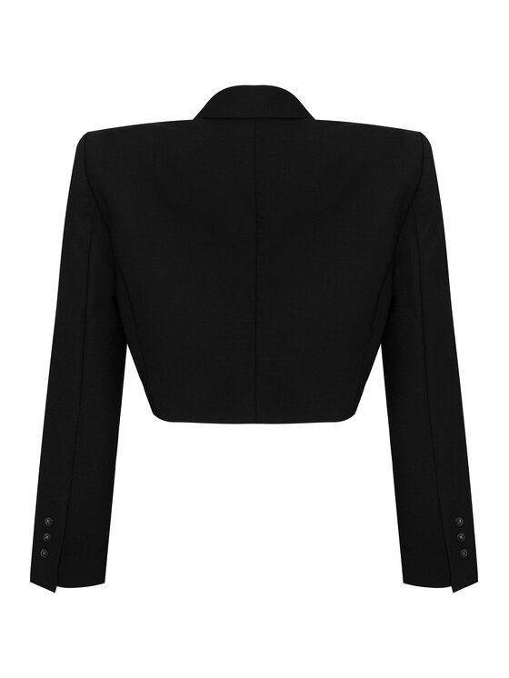 Magda Matyja Magda Matyja Marynarka DEMI BLAZER Czarny Oversize