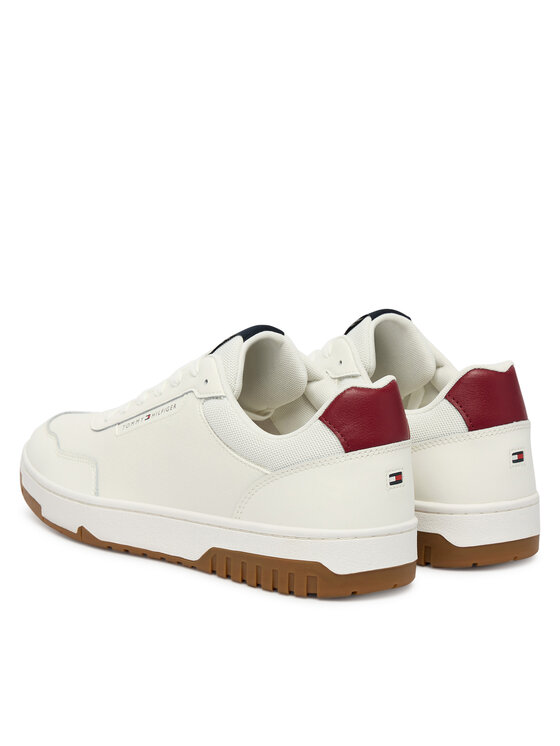 Tommy Hilfiger Tommy Hilfiger Sneakersy Th Basket Core Lite Lth FM0FM05713 Biały