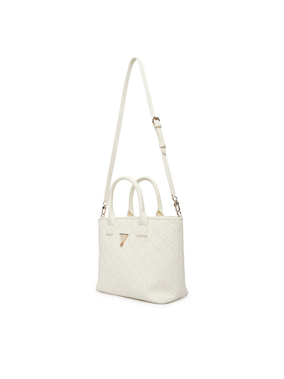 Guess Guess Дамска чанта J6GZ37 WR200 Кремав