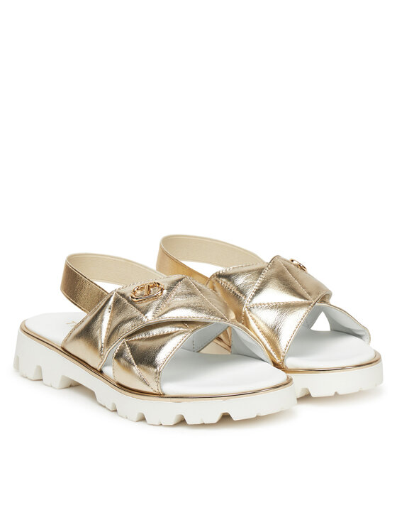 TWINSET TWINSET Sandali 251GCJ044 S Zlata
