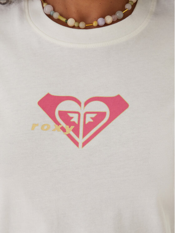 Roxy Roxy T-Shirt Oceanregular ERJZT06078 Εκρού Regular Fit