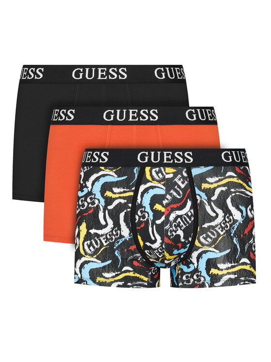 Guess Guess Sada 3 kusů boxerek U5GG15 K6YW1 Barevná