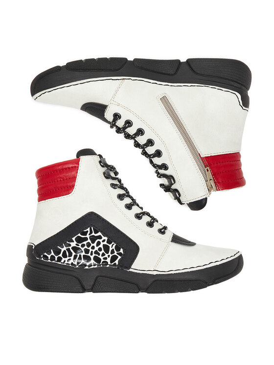 Rieker Rieker Schnürschuhe 45904-60 Weiß