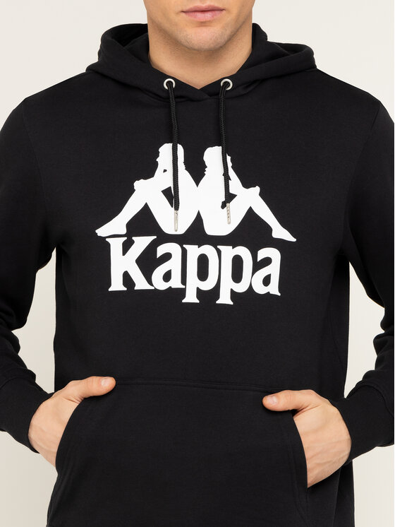 Kappa Kappa Суитшърт 705322 Черен Regular Fit