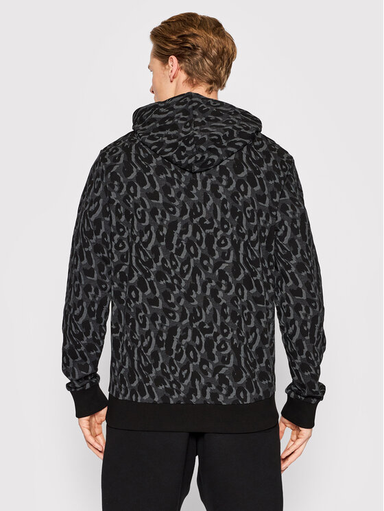 New Era New Era Sweatshirt Chicago Bulls Leopard Print 12893093 Grau Regular Fit