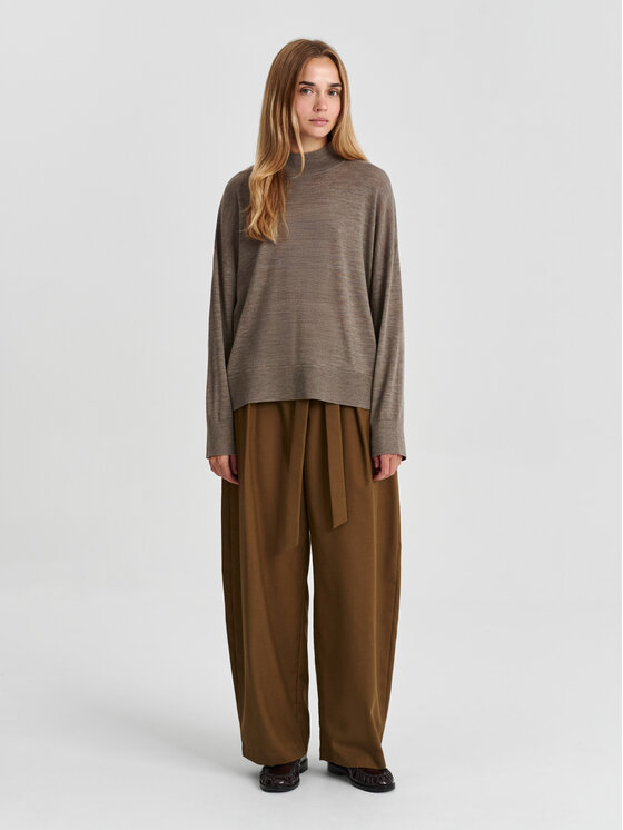 TATUUM TATUUM Sweter AMI Brązowy Classic Fit