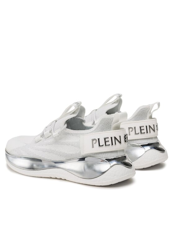 Plein Sport Plein Sport Laisvalaikio batai The Iron Tiger Gem.X.02013 SACS USC0429 STE003N Balta