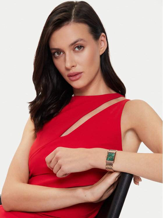Daniel Wellington Daniel Wellington Laikrodis Bound 9-Link Emerald DW00100704 Auksinė