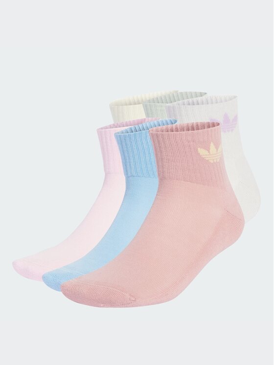 adidas adidas Skarpety długie Mid Ankle Socks 6 Pairs Różowy