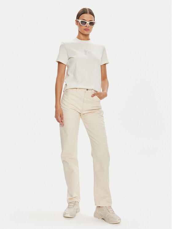 Calvin Klein Jeans Calvin Klein Jeans T-särk Diffused J20J223908 Beež Regular Fit