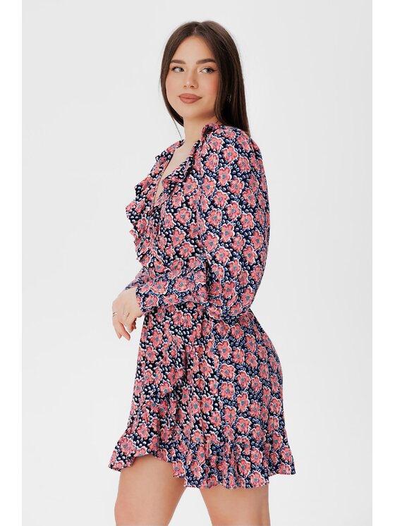 LAURELLA LAURELLA Každodenné šaty 4SS227 Čierna Regular Fit