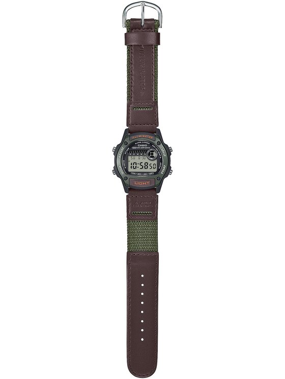 Casio Casio Zegarek W-220HF-3AVEF Zielony