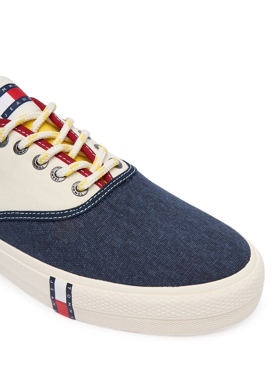 Tommy Jeans Tommy Jeans Sneakers aus Stoff Archive Vulc Y2K EM0EM01728 Weiß