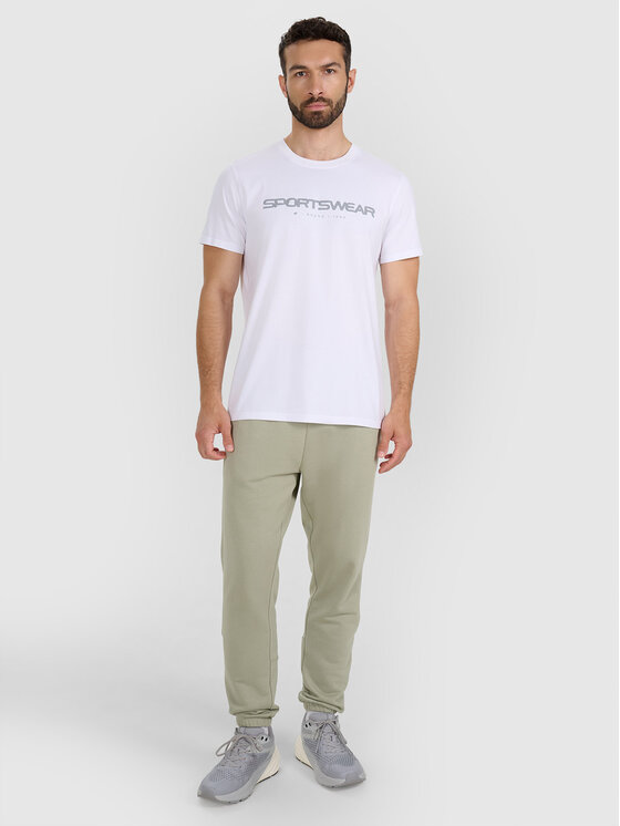 4F 4F T-Shirt MIDSHOP TEXTILE Biały Regular Fit