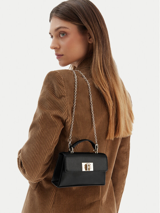 Furla Furla Ročna torba 1927 Mini WE00423 ARE000 CN O6000 Črna