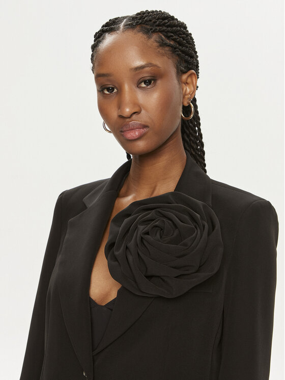Maryley Maryley Marynarka 24EB202/43NE Czarny Regular Fit