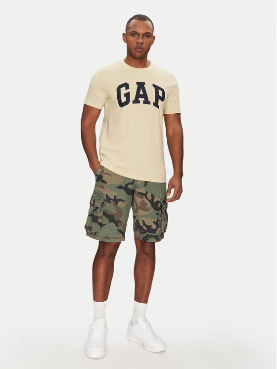 Gap Gap Σορτς υφασμάτινο 880822-01 Πράσινο Relaxed Fit