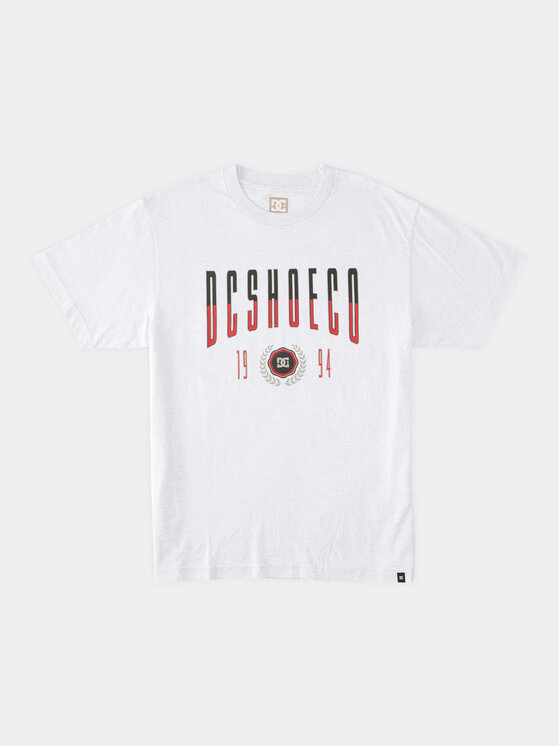 DC DC T-krekls Dropout Tees ADYZT05304 Balts Regular Fit