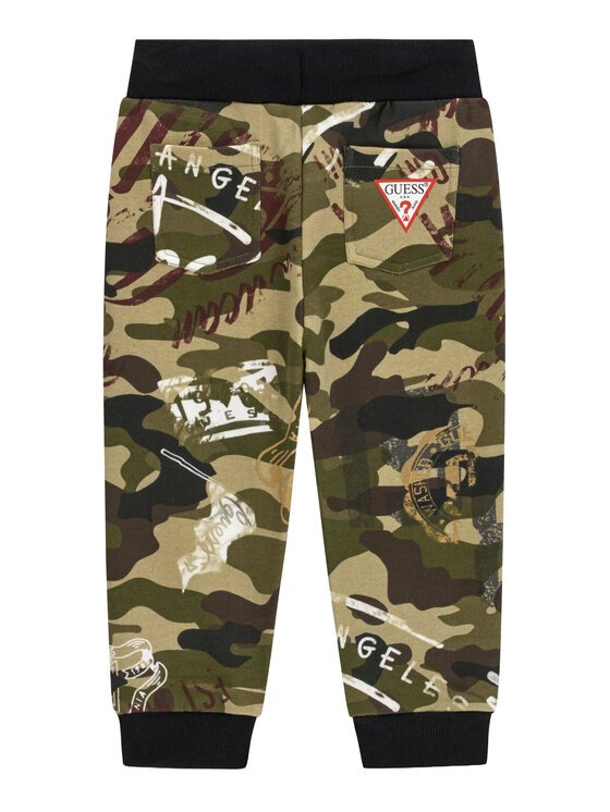 Guess Guess Спортивні штани N6BB01 K6118 Зелений Regular Fit