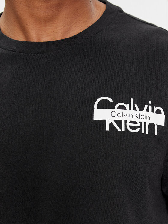 Calvin Klein Calvin Klein Hosszú ujjú Logo K10K112891 Fekete Regular Fit