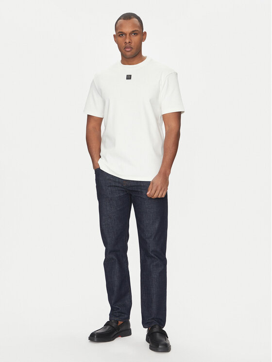 HUGO HUGO T-krekls Dalile 50505201 Écru Regular Fit