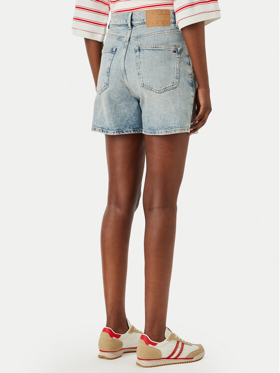 Tommy Jeans Tommy Jeans Дънкови шорти DW0DW22893 Син Mom Fit