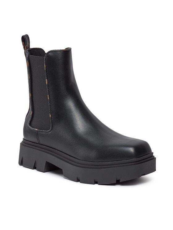 Guess Guess Kotníková obuv s elastickým prvkem FL8REN ELE10 Černá