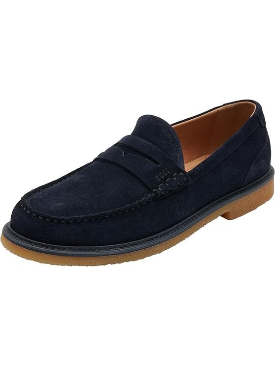 HUGO BOSS HUGO BOSS Mokasíny Kope_Mocc_sd 50541772 Tmavomodrá