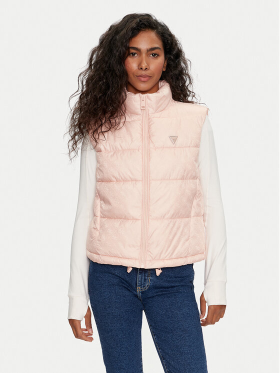 Guess Veste de mi saison 165697 Rose Classic Fit Modivo